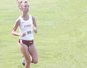 Anna Rudd <span class='credit'>Photo taken from the Bulldog Athletics website</span><span class='description'>Freshman Anna Rudd has been named Great Lakes Intercollegiate Athletic Conference (GLIAC) Women’s Cross Country Runner of the Week.</span>