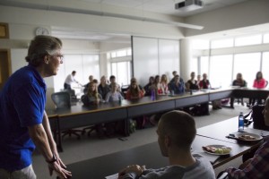 Professor Nagel teaching one of his first sessions of 2015.